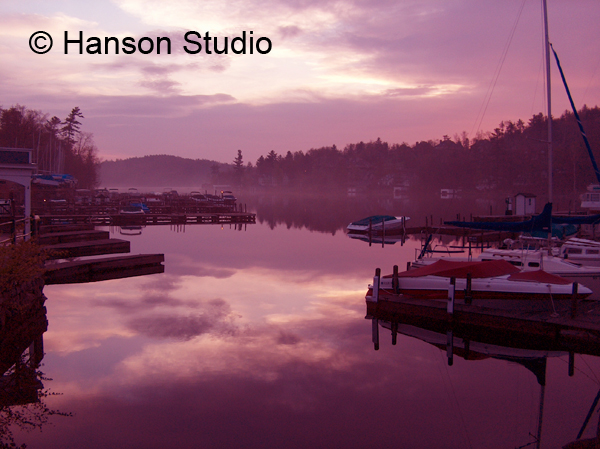 Sunapee, Harbor - At Sunrise